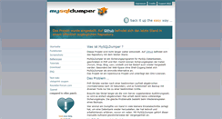 Desktop Screenshot of mysqldumper.de